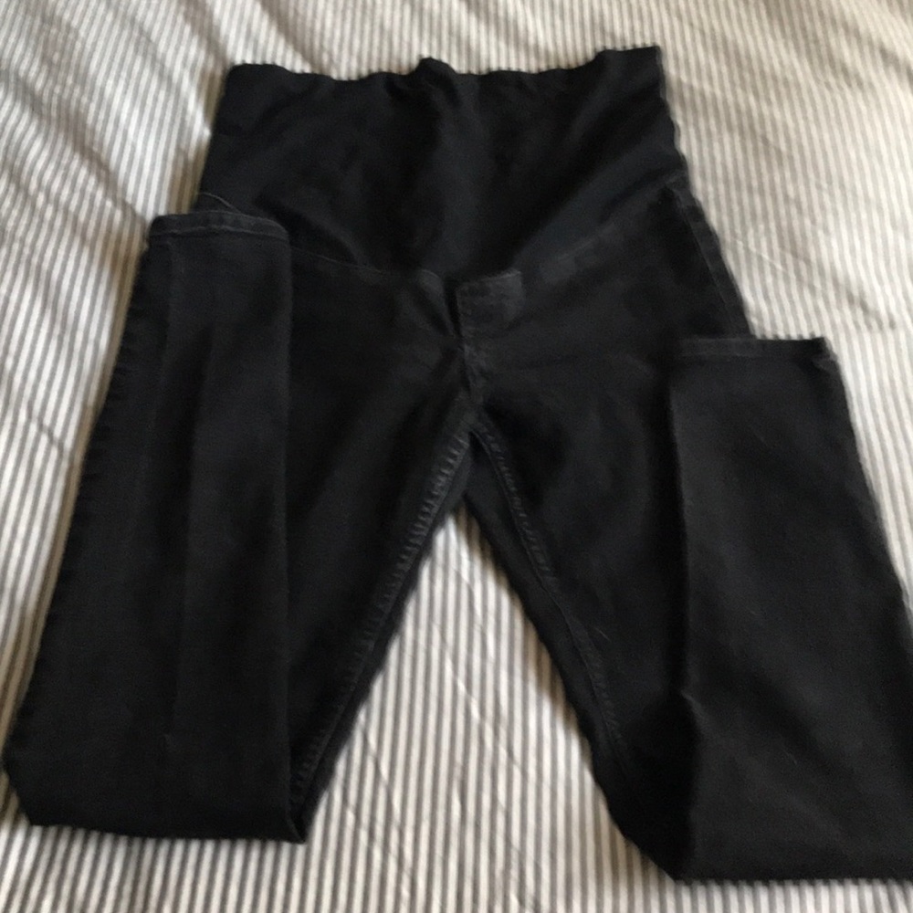 H&M Mama Skinny Black Maternity Jeans Size 8